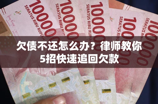 武汉欠债不还怎么办?律师教你5招快速追回欠款 武汉欠债不还怎么办?律师教你5招快速追回欠款